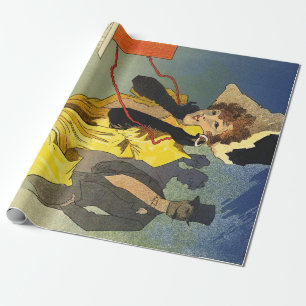 Vintage Poster-Werbespots Malerei Geschenkpapier