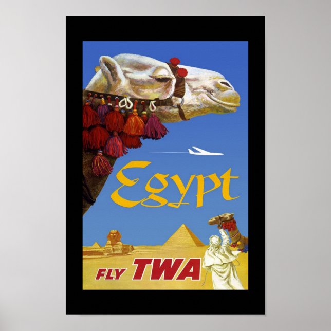 Vintage Posters Reisen Ägypten Poster (Vorne)