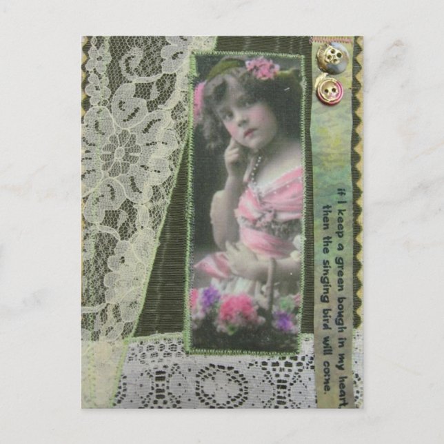 Vintage Postkarte (Vorderseite)