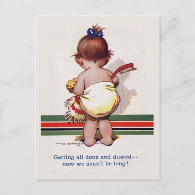 Vintage Postkarte (Vorderseite)
