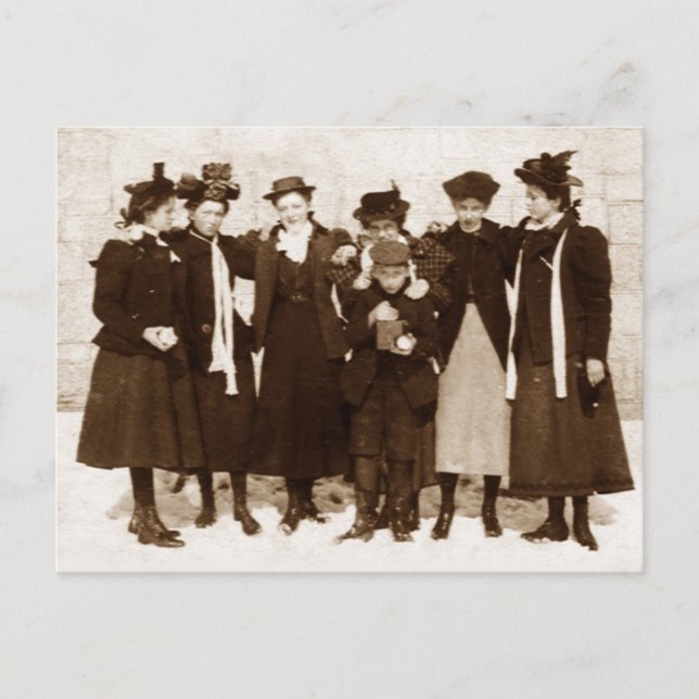 Vintage Postkarte (Vorderseite)