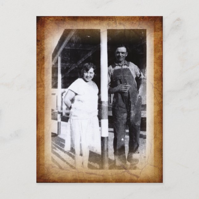 Vintage Postkarte (Vorderseite)