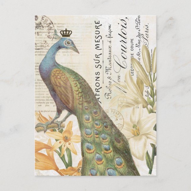 Vintage Postkarte (Vorderseite)