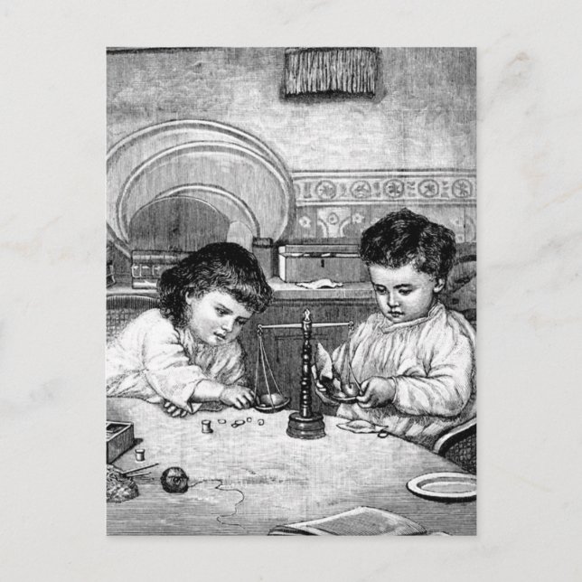 Vintage Postkarte (Vorderseite)