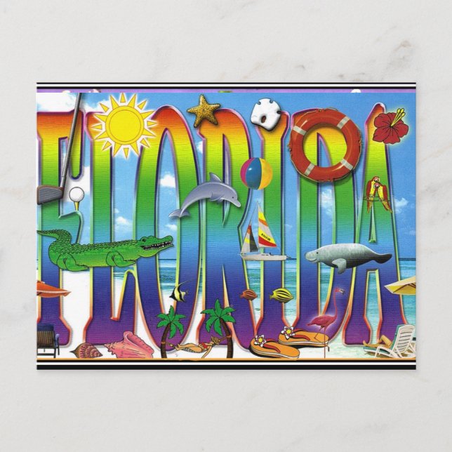 Vintage Postkarte (Vorderseite)