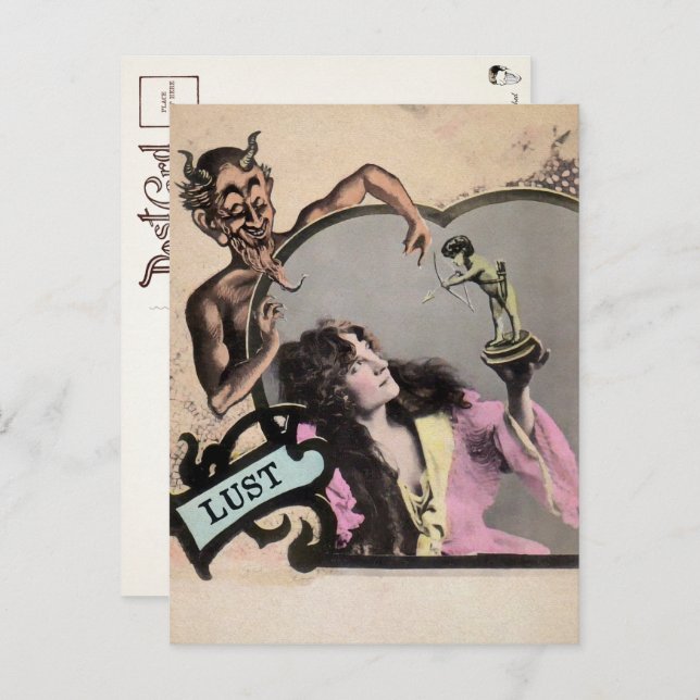 Vintage Postkarte  (Vorne/Hinten)