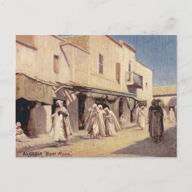 Vintage Postkarte Algerien Beni Mora (Vorderseite)