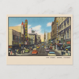 Vintage-Postkarte aus Denver Colorado Postkarte