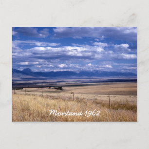 Vintage-Postkarte aus Montana Postkarte