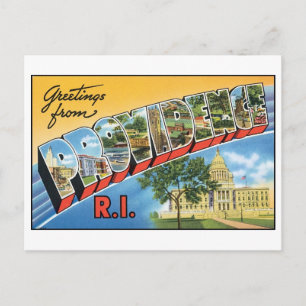 Vintage-Postkarte aus Providence, RI Postkarte