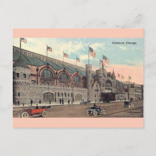 Vintage-Postkarte des Chicago Coliseum Postkarte