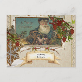 Vintage Postkarte des Fossilienlandes