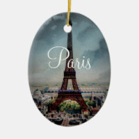 Vintage Postkarte Eiffel-Turm-Paris Frankreich