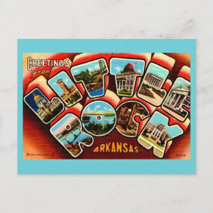 Vintage-Postkarte Little Rock Arkansas  Postkarte