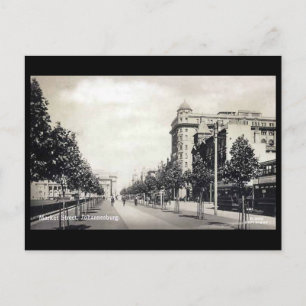 Vintage Postkarte - Market Street, Johannesburg