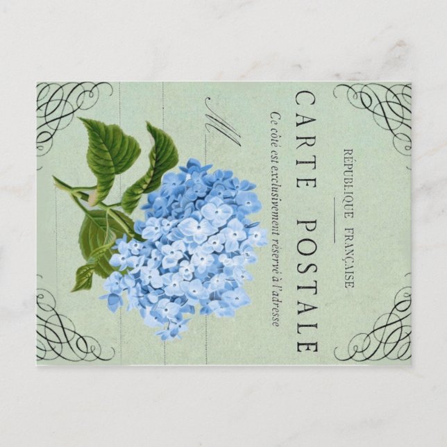 Vintage Postkarte Original Kunst (Vorderseite)