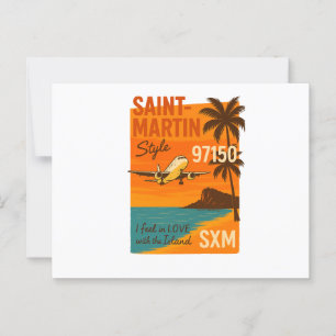 Vintage-Postkarte Saint-Martin SXM 97150 Postkarte