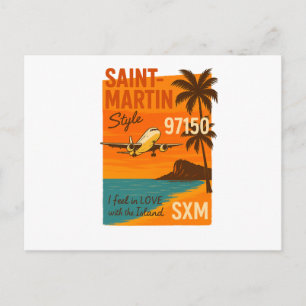 Vintage-Postkarte Saint-Martin SXM 97150  Postkarte