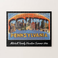 Vintage-Postkarte Scranton Pennsylvania Souvenir