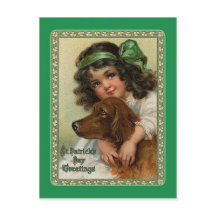 Vintage Postkarte St Patrick's Day