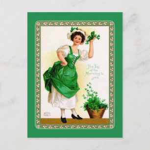 Vintage Postkarte St Patrick's Day
