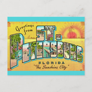 Vintage-Postkarte St. Petersburg Florida Postkarte