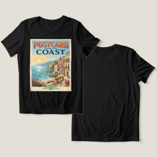 Vintage-Postkarte vom italienischen Sommer an der Tri-Blend Shirt
