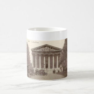 Vintage Postkarte von La Madeleine Paris Kaffeetasse