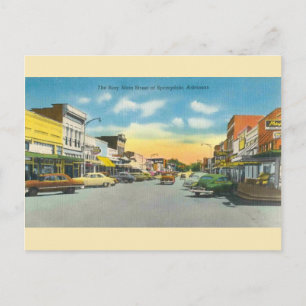 Vintage-Postkarte von Springdale Arkansas Postkarte