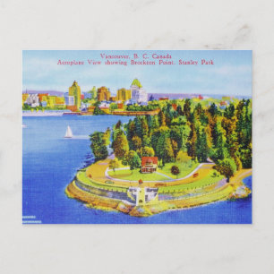 Vintage-Postkarte von Vancouver Island Postkarte