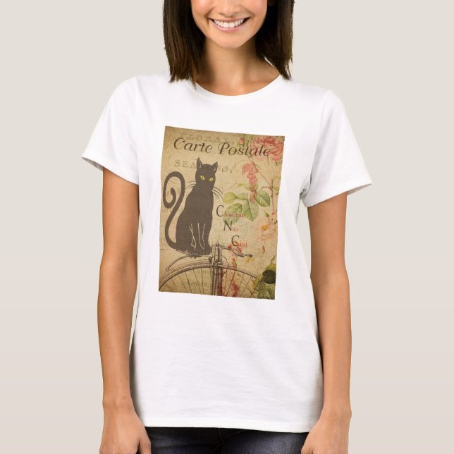 Vintage Postkartenkiste T-Shirt (Vorderseite)