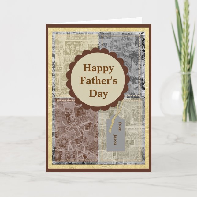 Vintage Postkassenkarte Karte (Vorderseite)