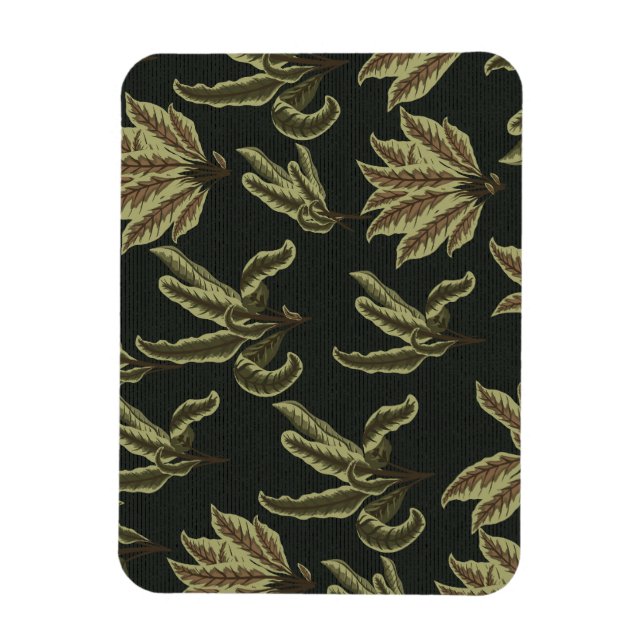 Vintage Potted Plants Magnet (Vertikal)