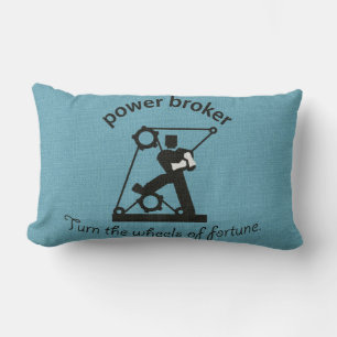 Vintage-Power-Broker-Rückenstützkissen Lendenkissen