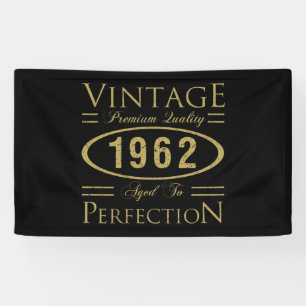 Vintage Prämie 1962 60. Geburtstag Banner
