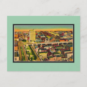 Vintage Preston Gardens Baltimore MD Postkarte