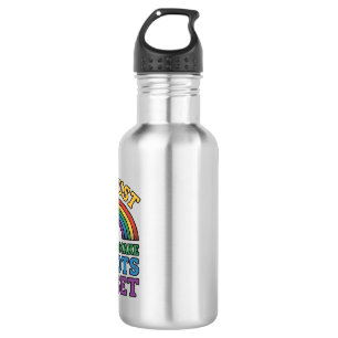 Vintage Pride Bigots verstören Regenbogen-Shirt-De Edelstahlflasche