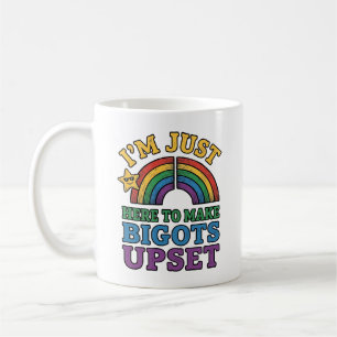 Vintage Pride Bigots verstören Regenbogen-Shirt-De Kaffeetasse