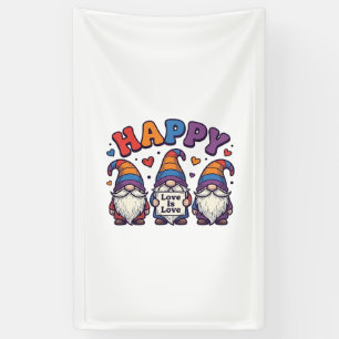 Vintage Pride Monat Gnom Regenbogen Shirt Design_1 Banner