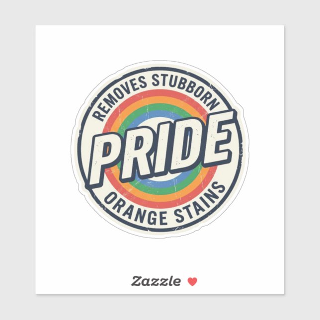 Vintage-Pride-Protest Regenbogen-Abzeichen Vektor- Aufkleber (Blatt)