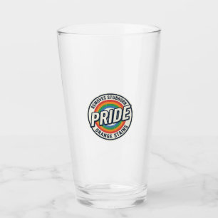 Vintage-Pride-Protest Regenbogen-Abzeichen-Vektord Glas