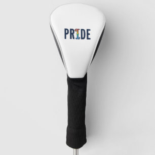 Vintage Pride Regenbogen-Lettern T-Shirt Design_1 Golf Headcover
