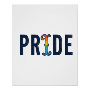 Vintage-Pride-Regenbogen-Lettern-T-Shirt-Design_1 Poster