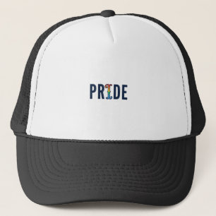 Vintage-Pride-Regenbogen-Lettern-T-Shirt-Design_1 Truckerkappe