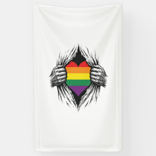 Vintage Pride Zerrissenes Hemd Vektordesign_1 Banner
