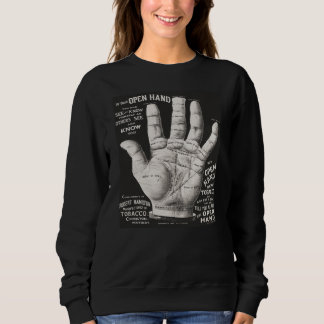 Vintage Printwerbung für offene Palmen Sweatshirt