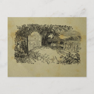 Vintage Printwerbung Postkarte