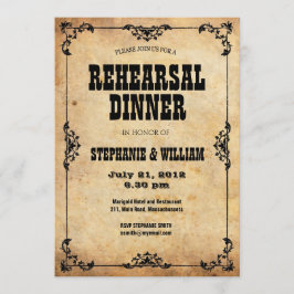 Vintage Probe Einladung