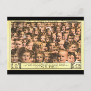 Vintage Product Label Art, Eskay's Baby Food Postkarte