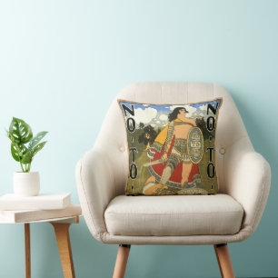 Vintage-Produktlabel-Kunst, Nein zu Bac, Rauchen a Kissen